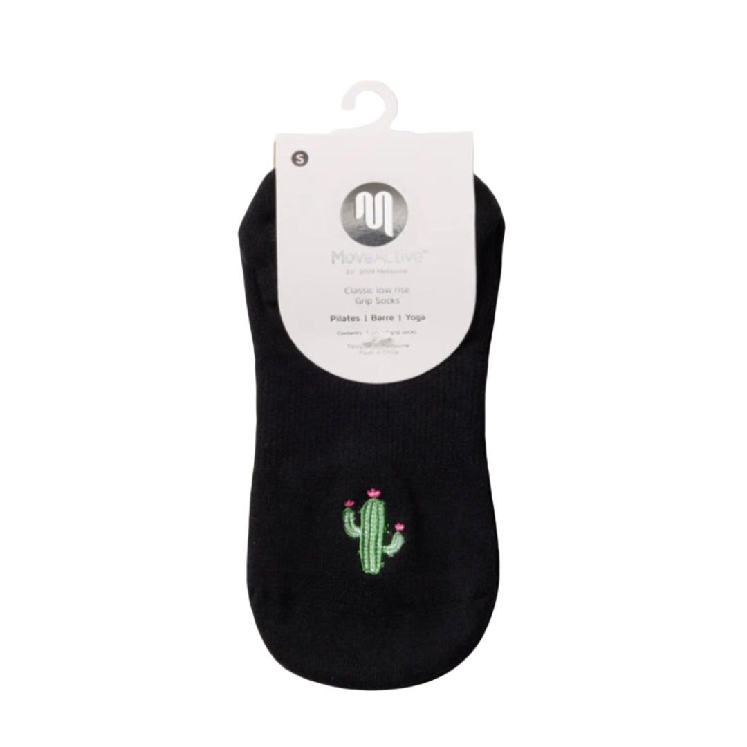 MoveActive Classic Low Rise Non-Slip Grip Socks - Señorita Spike