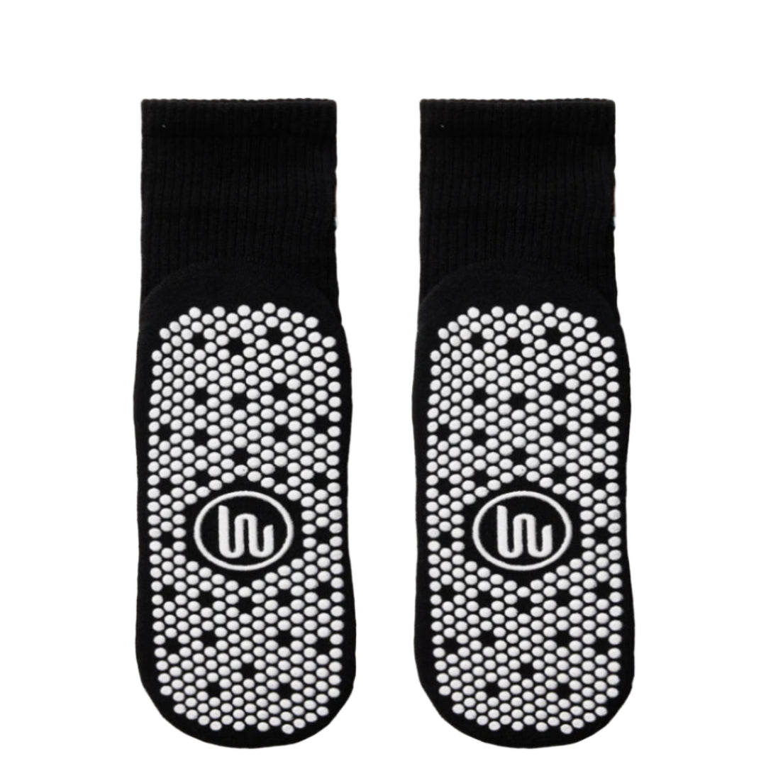 MoveActive Crew Non-Slip Grip Socks - Pilates Pup