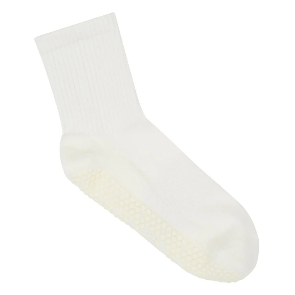 MoveActive Crew Non Slip Grip Socks – Ivory
