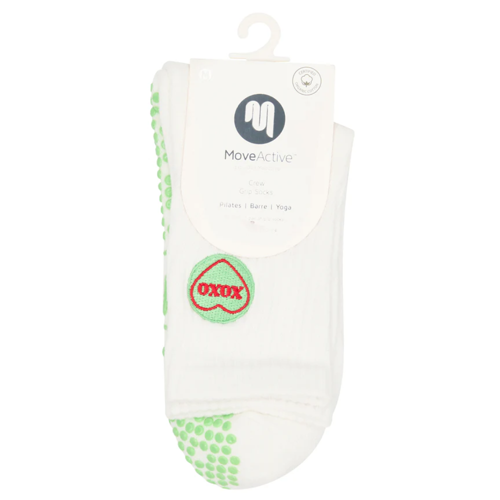MoveActive Crew Non Slip Grip Socks – XOXO