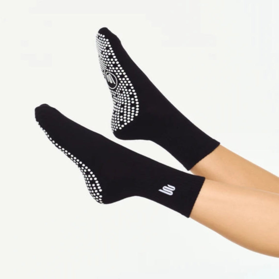 MoveActive Crew Grip Socks - Signature Black