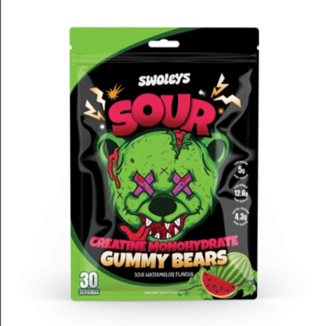 Swoleys Sour Creatine Gummy Bears