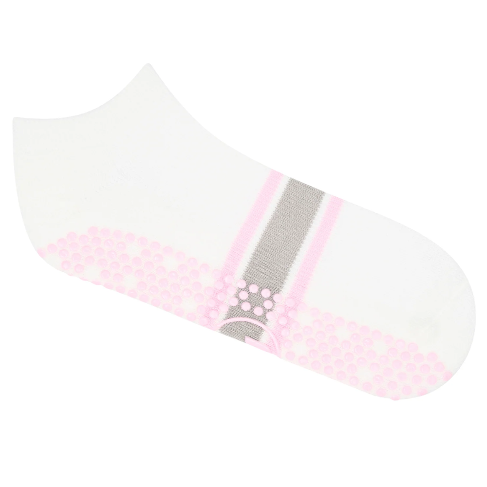 MoveActive Classic Low Rise Grip Socks - 80's Stripe