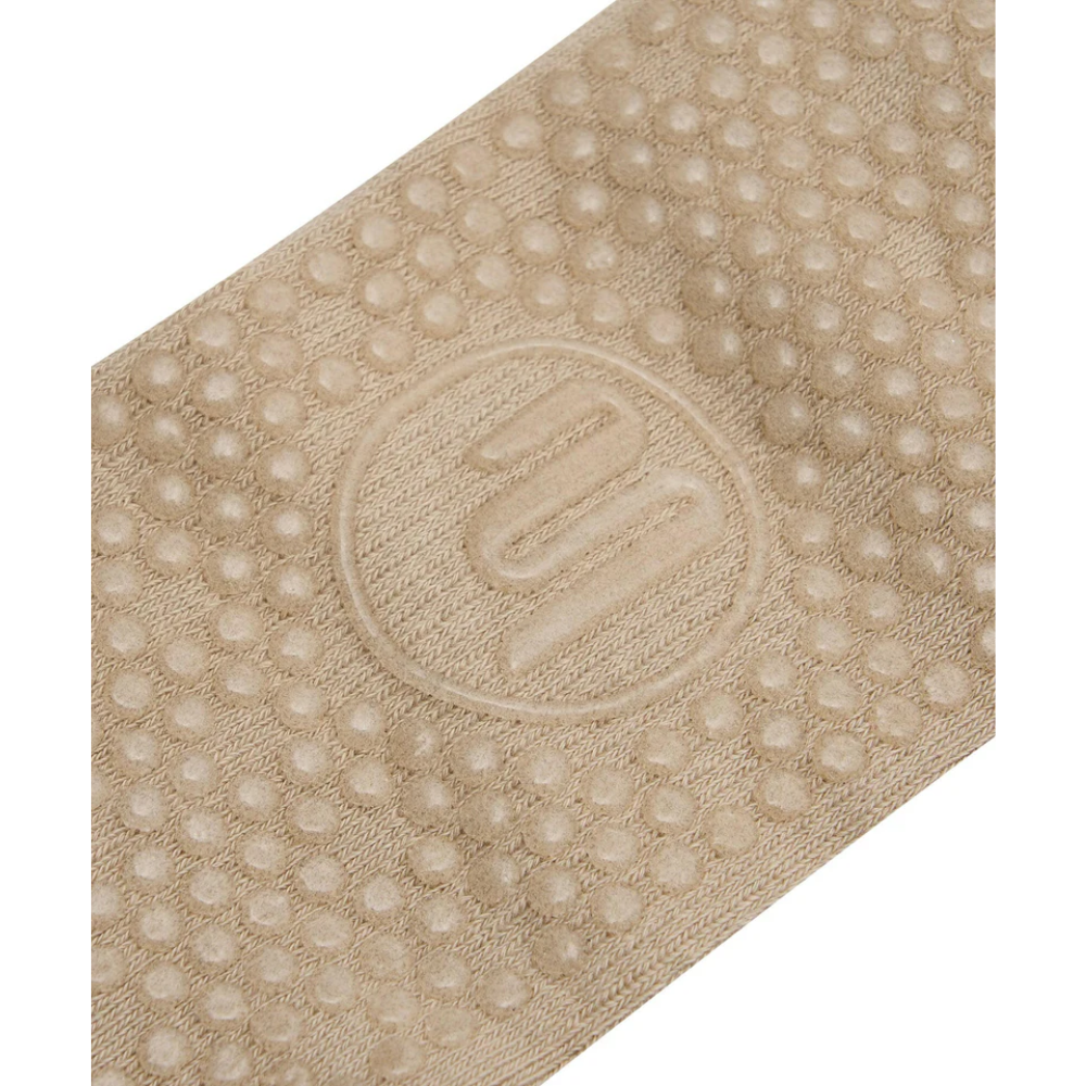 MoveActive Scrunch Non Slip Grip Socks – Latte