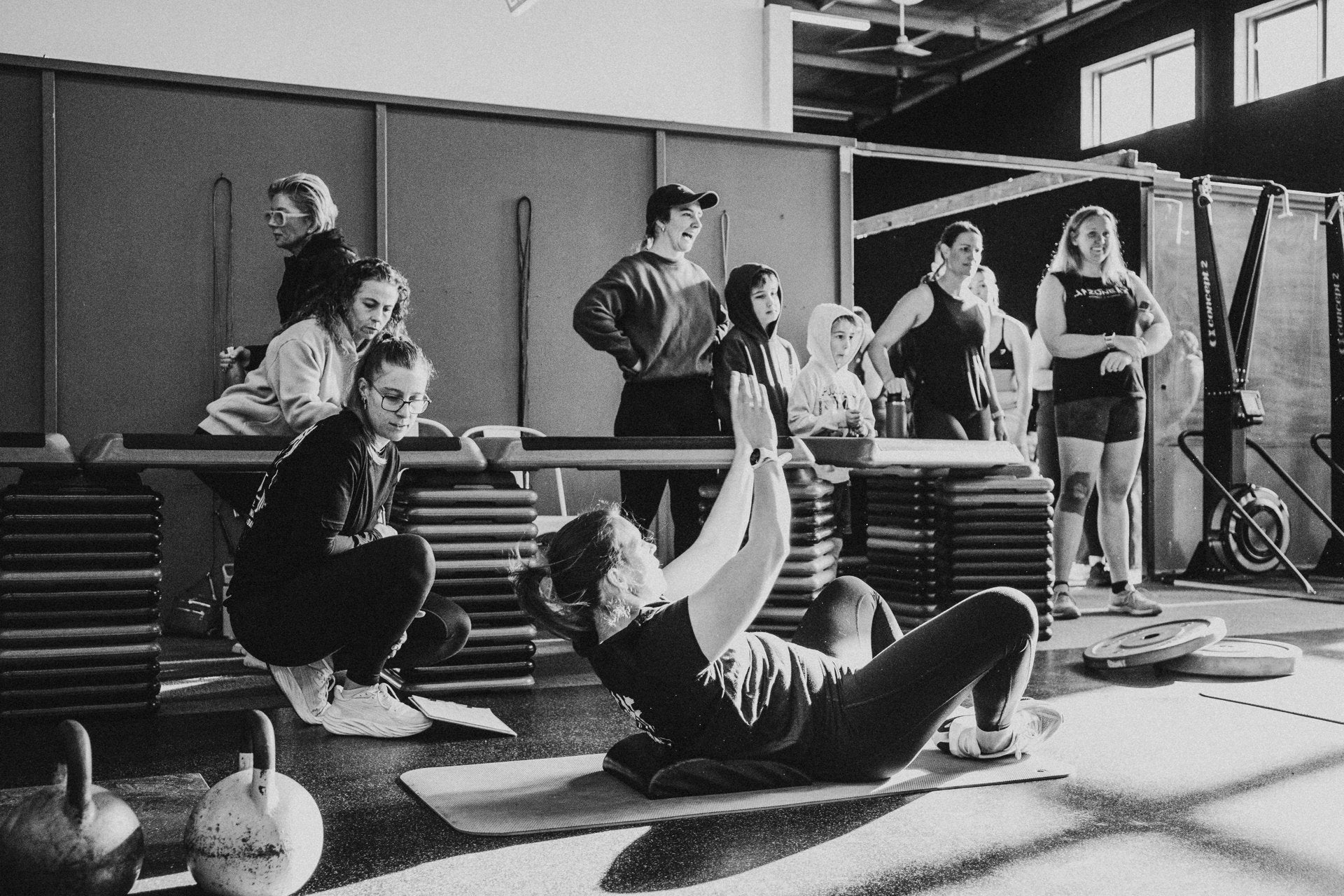 A Northy group workout