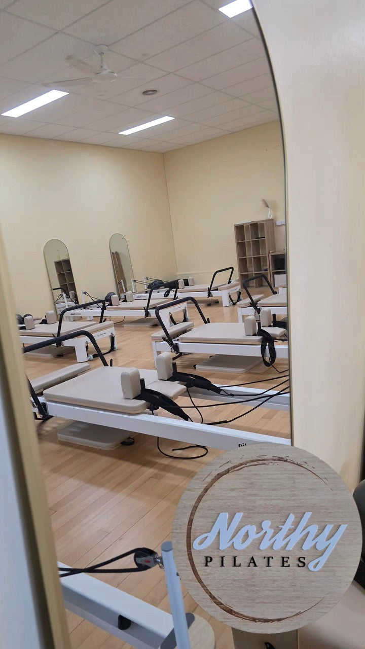 Reformer equipment in the Northy Pilates studio