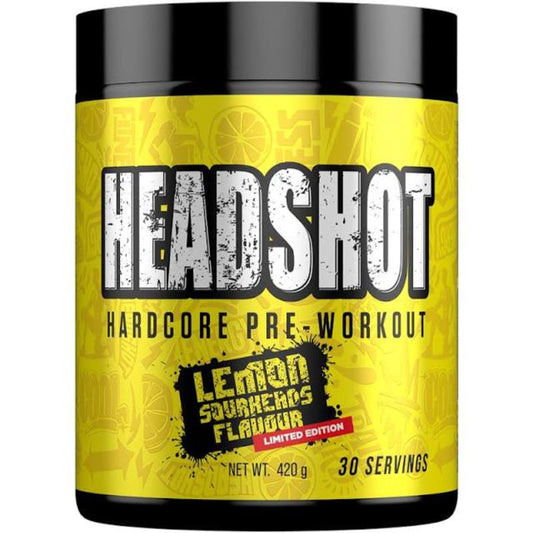 HEADSHOT // Hardcore Pre-Workout — Lemon Sour Heads