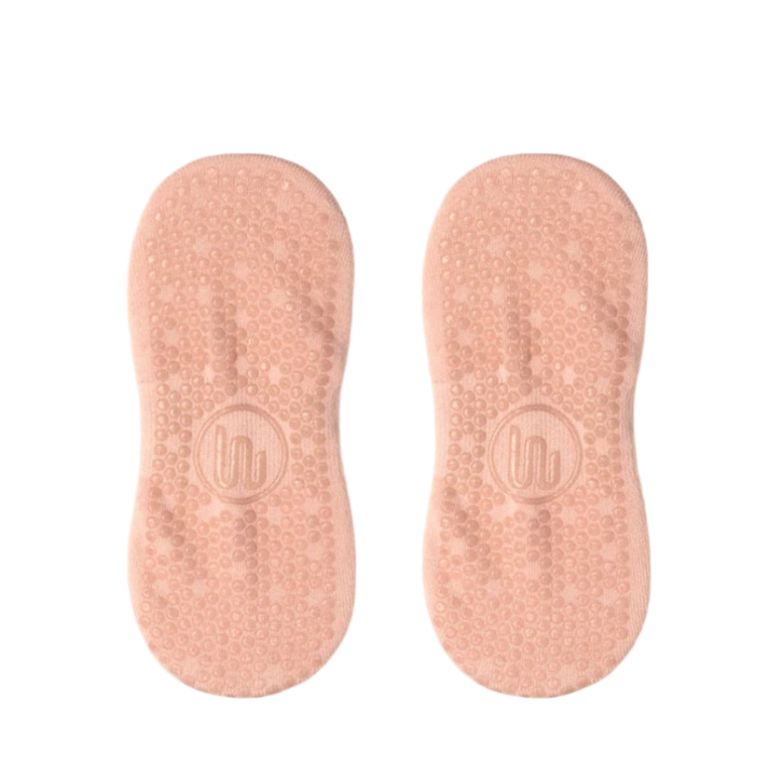 MoveActive Classic Low Rise Non-Slip Grip Socks - Strawberry Heart