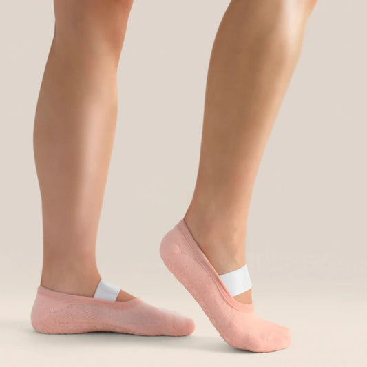 MoveActive Ballet Non-Slip Grip Socks - Fondant Pink