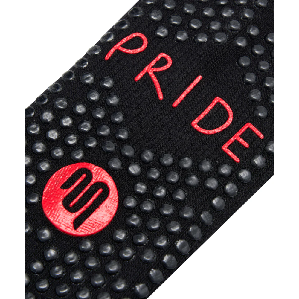 MoveActive Crew Non Slip Grip Socks – Signature Rainbow Black