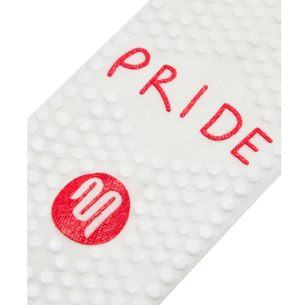 MoveActive Crew Non Slip Grip Socks – Signature Rainbow Ivory
