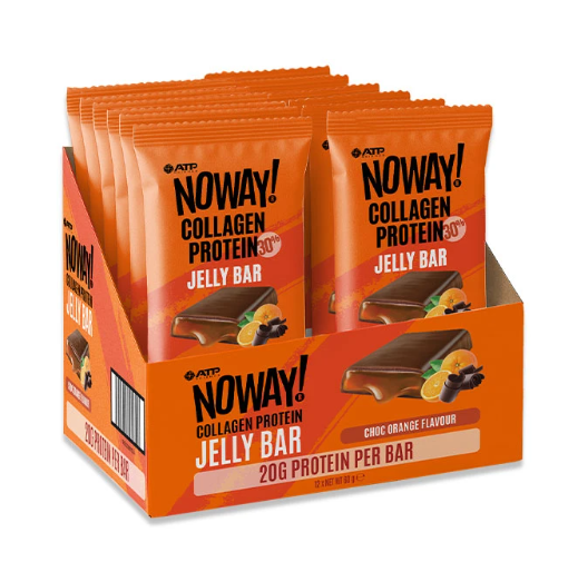 Noway collagen protein jelly bar - choc orange
