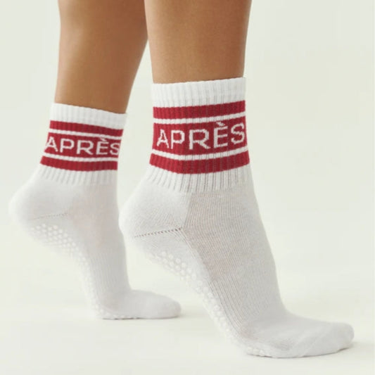 MoveActive  Crew Grip Socks - Après Ski Stripe