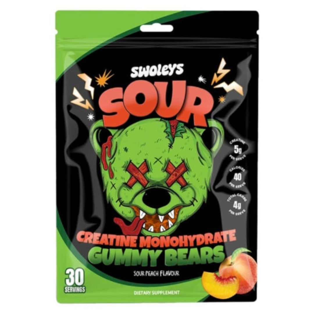 Swoleys Sour Creatine Gummy Bears