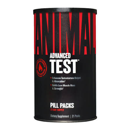 Animal, Advanced Test, Hypertrophic Test Packet, 21 Pill Packets