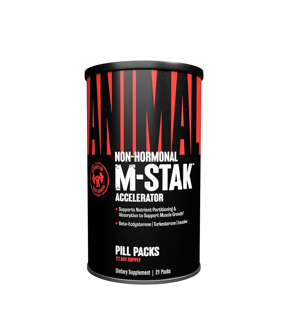 Animal, Non-Hormonal M-Stak, 21 Pill Packets