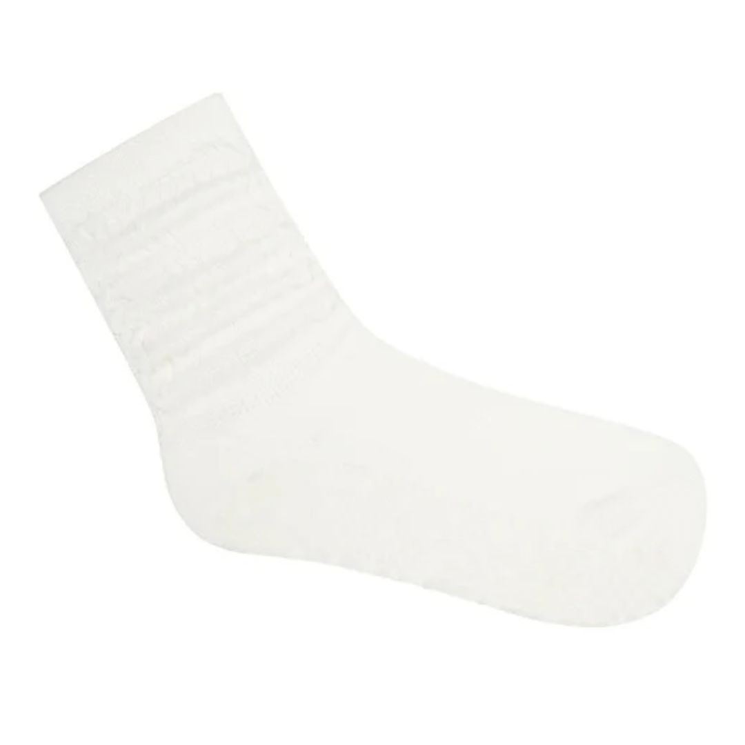 MoveActive Scrunch Non Slip Grip Socks – Ivory