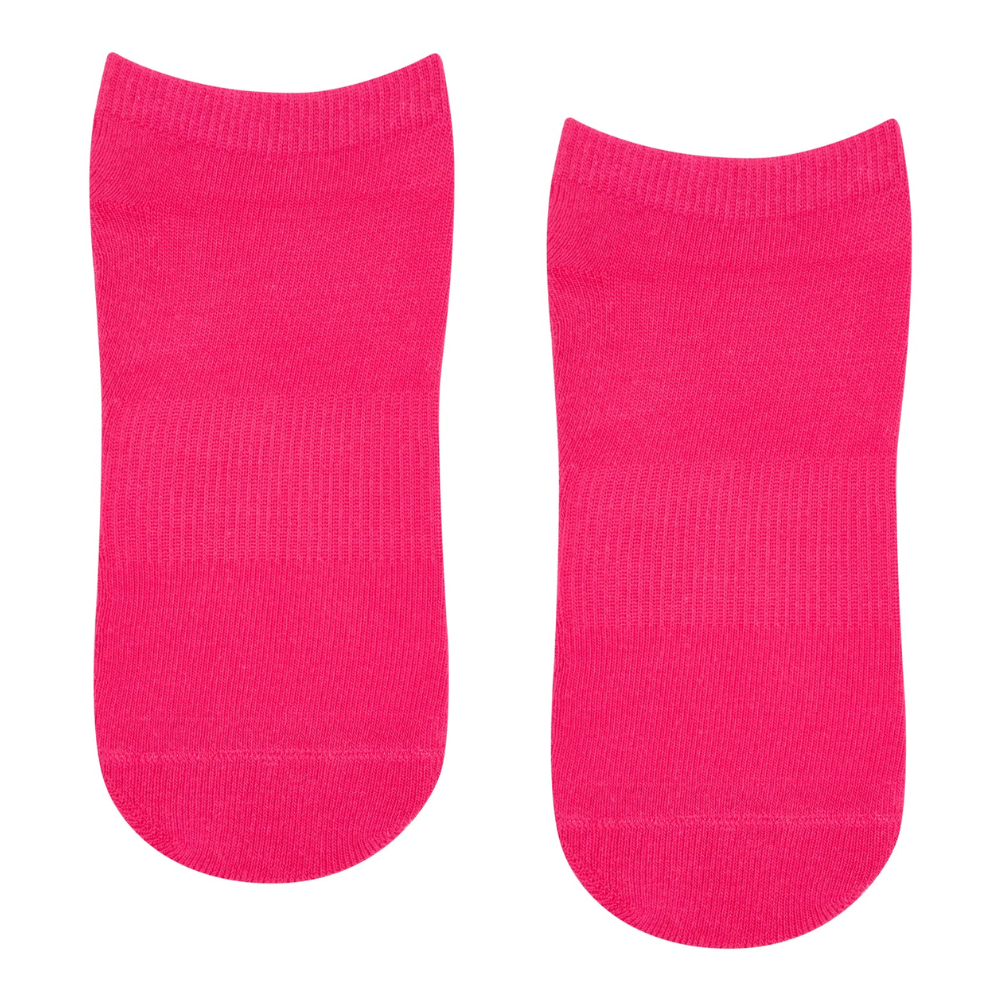 MoveActive Classic Low Rise Grip Socks – Neon Pink